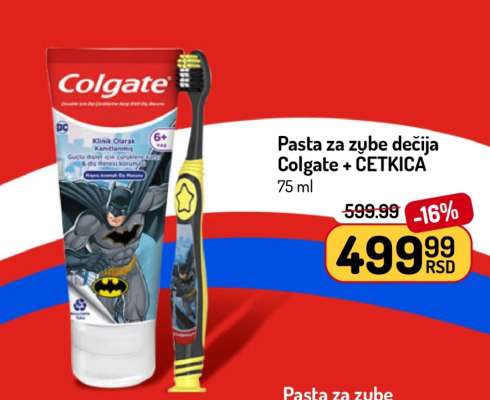Pasta za zube dečija Colgate + ČETKICA