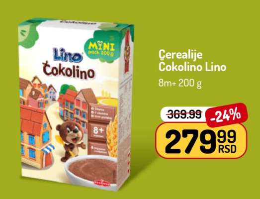 Ćerealije Cokolino Lino