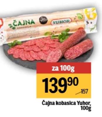 čajna kobasica Yuhor, 100g
