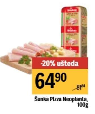 ŠUNKA PIZZA Neoplanta 100g