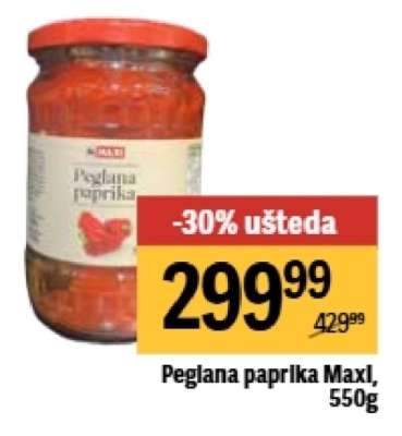 Peglana paprika Maxl, 550g