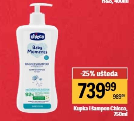 Kupka i Šampon Chicco 750ml