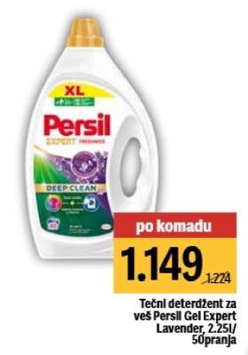 Persil Gel Expert Lavender, 2.25l/50pranja