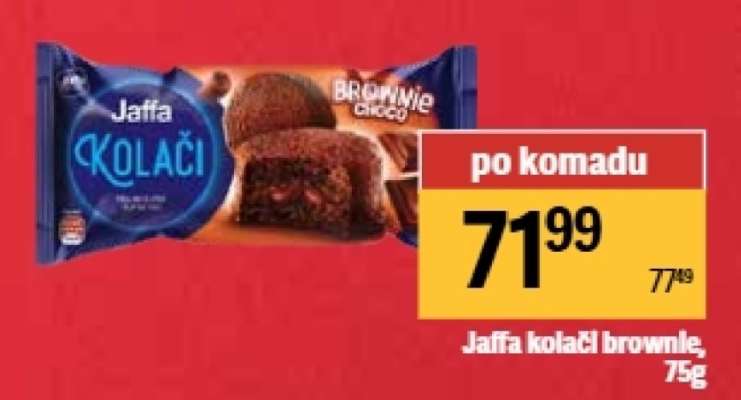 Jaffa kolači brownle, 75g