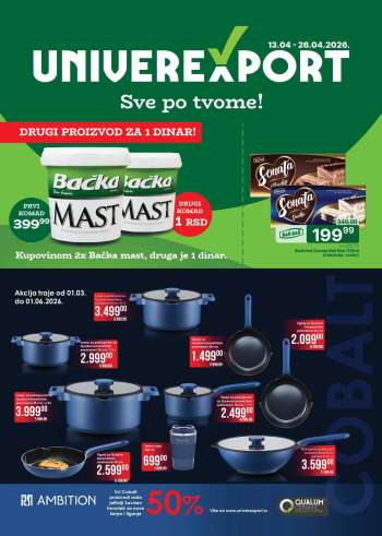 Univerexport katalog - 13.04.2026 - 26.04.2026.