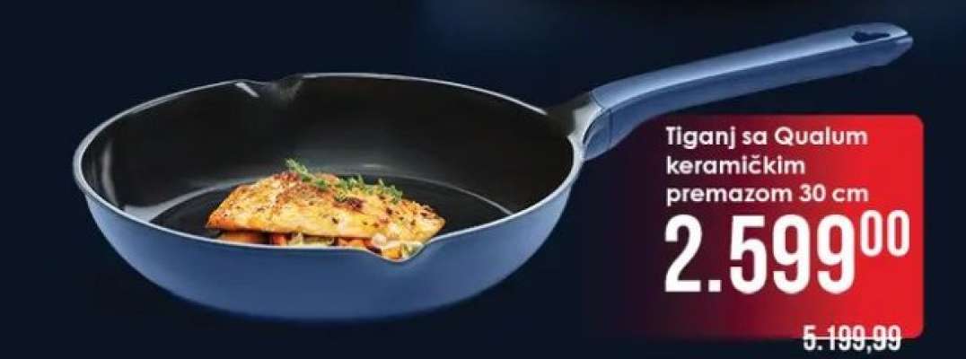 Tiganj sa Qualum keramičkim premazom 30 cm