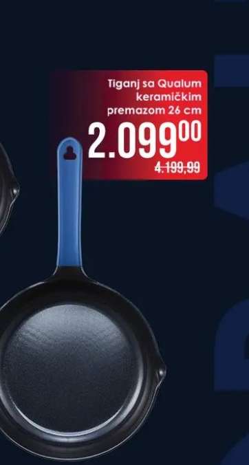 Tiganj sa Qualum keramičkim premazom 26 cm