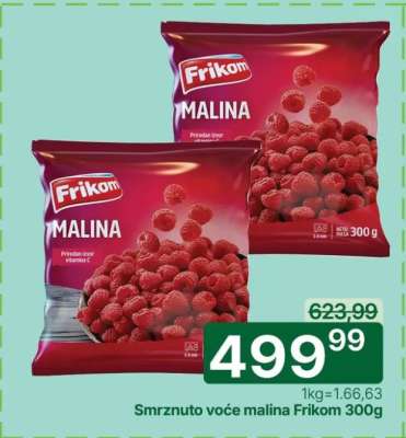 Smrznuto voće malina Frikom 300g