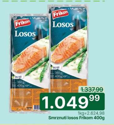 Smrznuti losos Frikom 400g
