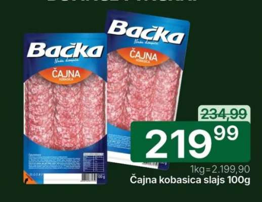 Bačka Čajna kobasica