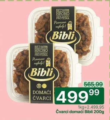 Čvarci domaći Bibli 200g