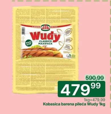 Kobasica barena pileća Wudy 1kg