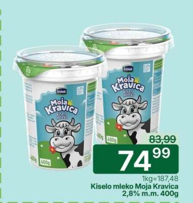 Kiselo mleko Moja kravica