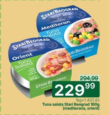 Tuna salata Stari Beograd 160g