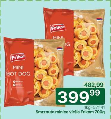Frikom mini hot dog