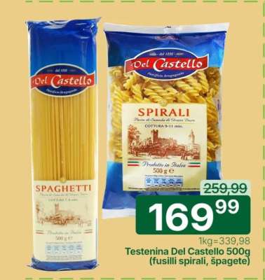 Testenina Del Castello 500g
