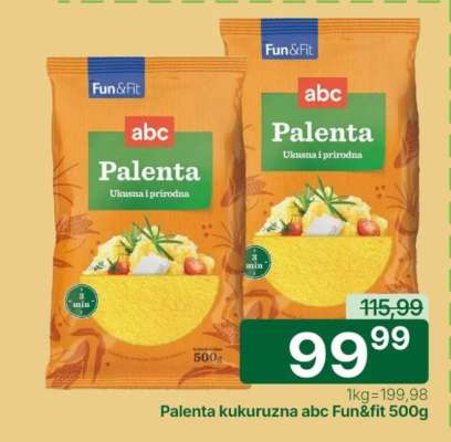 Palenta kukuruzna ABC Fun&Fit 500g