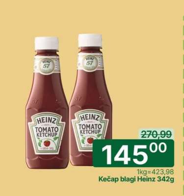 Kečap blagi Heinz 342g