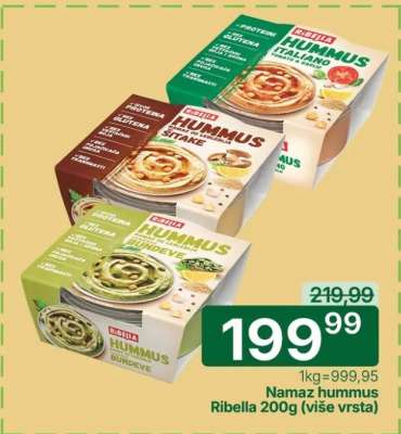 Namaz hummus Ribella 200g (više vrsta)