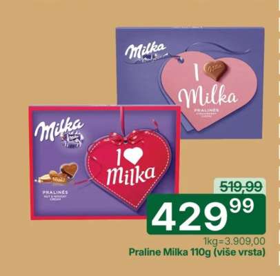 Praline Milka 110g