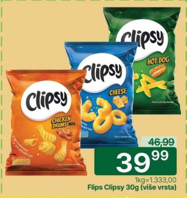 Flips Clipsy 30g (više vrsta)