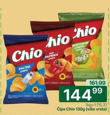 Čips Chio 130g