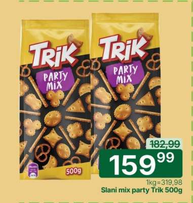 Slani mix party Trik 500g
