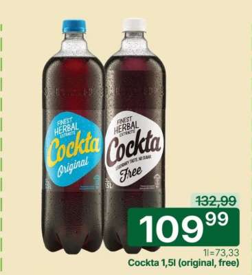 Cockta 1,5l (original, free)