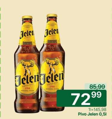 Pivo Jelen 0,5l