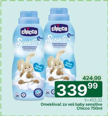 Omekšivač za veš baby sensitive Chicco 750ml
