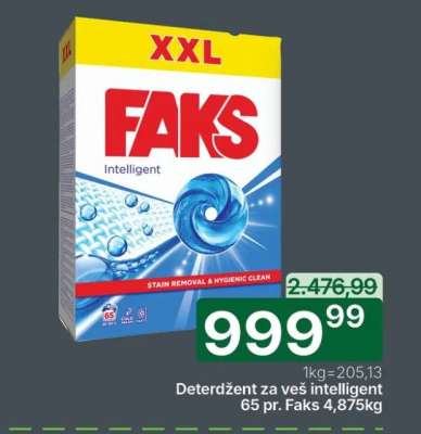 Deterdžent za veš intelligent