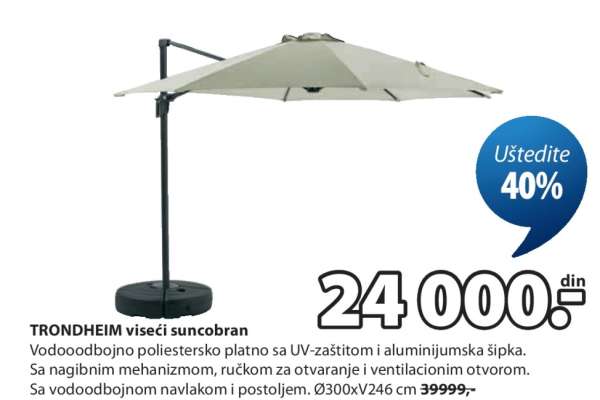 TRONDHEIM VISEĆI SUNCOBRAN