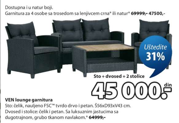 VEN lounge garnitura