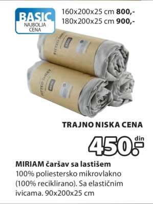 MIRIAM ČARŠAV SA LASTIŠEM