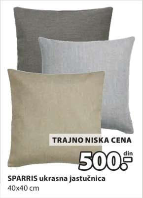 SPARRIS UKRASNA JASTUČNICA