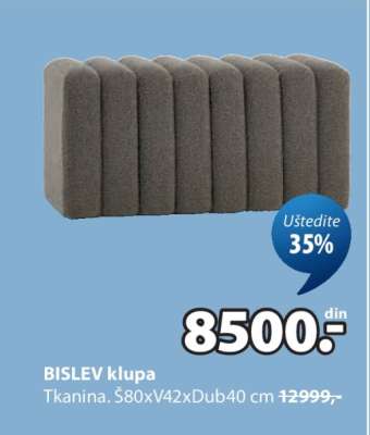 BISLEV klupa