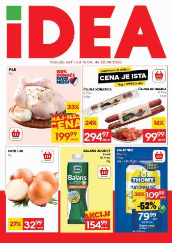Idea katalog - 16.04.2026 - 22.04.2026.
