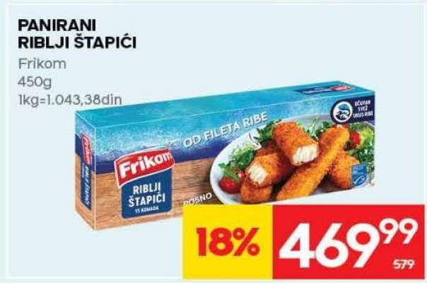 Panirani riblji štapići