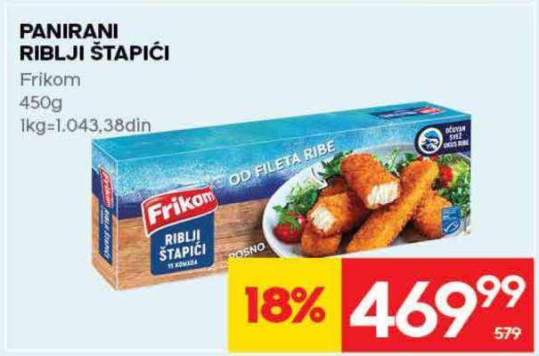 Panirani riblji štapići