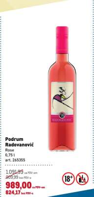 Podrum Radovanović Rose