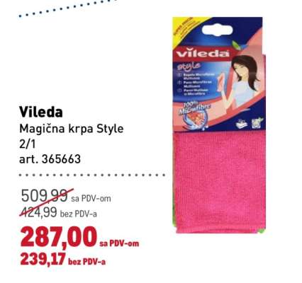 Vileda Magična krpa Style 2/1