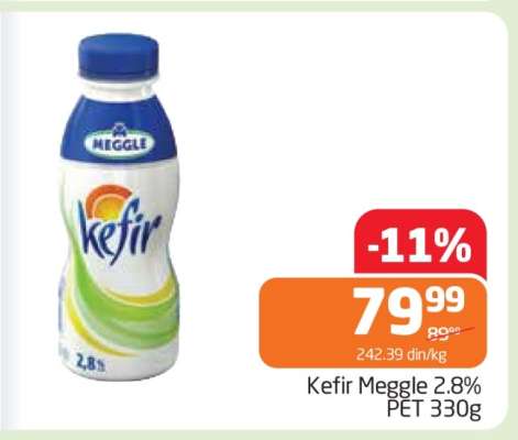 Kefir Meggle 2.8% PET 330g