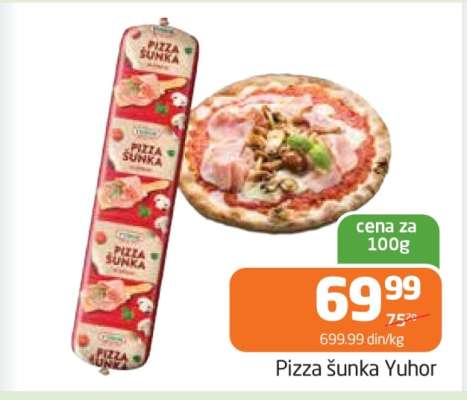 Pizza šunka Yuhor