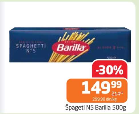 Špageti N5 Barilla 500g