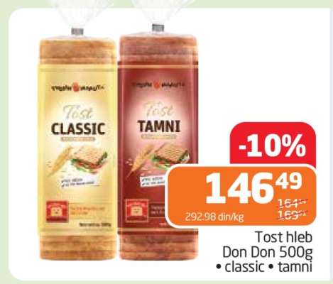 Tost hleb Don Don 500g