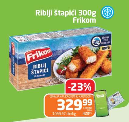 Riblji štapići 300g Frikom