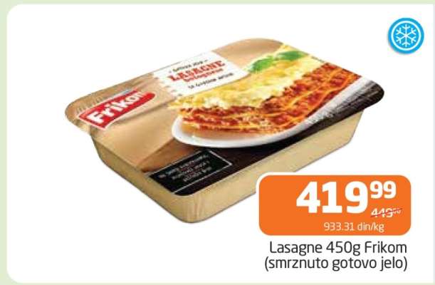 Lasagne 450g Frikom