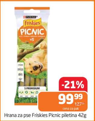 Hrana za pse Friskies picnic piletina 42g
