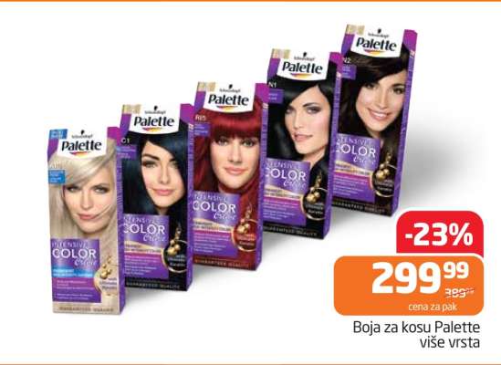Boja za kosu Palette