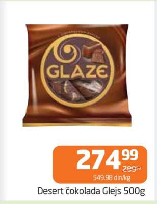Desert čokolada Glejs 500g